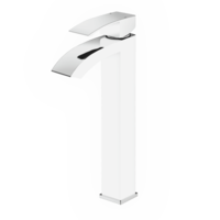 Смеситель для умывальника Hansberge CUBITO H2077W - WHITE/CHROME