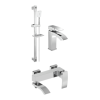 Смеситель 3 в 1 CUBITO Hansberge H7077C - CHROME