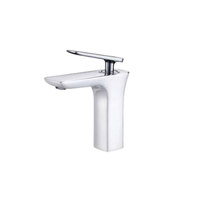 Смеситель для раковины Groсenberg GB1001N-WC Белый хром