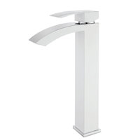 Смеситель для раковины Groсenberg GB3007WC Белый хром